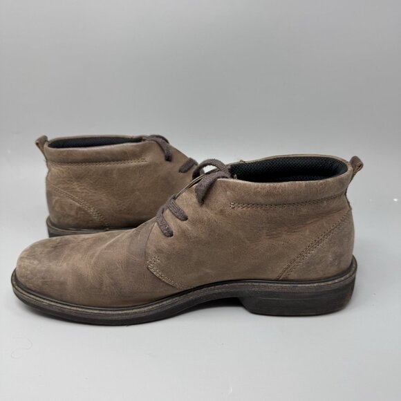 ECCO Turn GTX Men\'s Size 11-11.5 (EU 45) Gore-Tex Chukka Boots Brown Leather main image 4